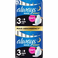 Terveysside Always 18 kpl Maxi Night Pads 3