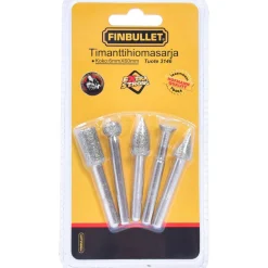 Timanttihiomasarja Finbullet 6mm/60mm