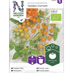 Tomaatti siemen Nelson Garden Basic Golden Currant Organic