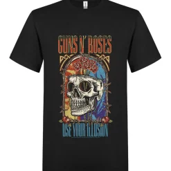 T-paita Guns N´ Roses Use your Illution Skull