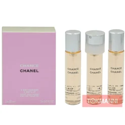 Tuoksupakkaus, Chanel 60 ml Chance Twist And Spray / 3 x 20 ml Edt