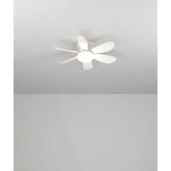 Tuuletinvalaisin Eglo Clovely 15W LED CCT IP20 valkoinen
