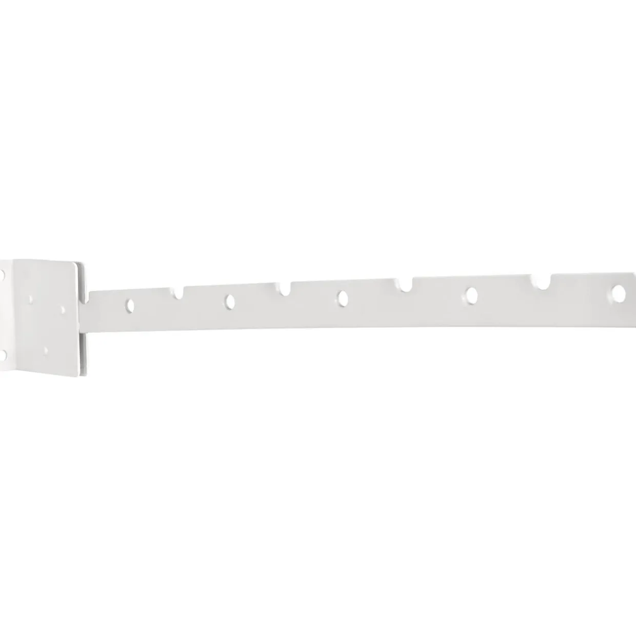 Tuuletusteline 44 cm valkoinen