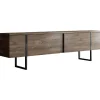 TV-taso Chic Home 180 cm Lyydia ruskea/musta