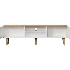 TV-taso Kocot 160 cm Denver valkoinen/beige