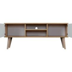 TV-taso Kocot 120 cm Toronto valkoinen/beige
