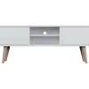 TV-taso Kocot 120 cm Toronto valkoinen
