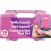 TYÖKALUSETTI PINK 39-OSAINEN