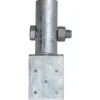 U-kiinnike 52 x 95 mm ruuvipaalulle