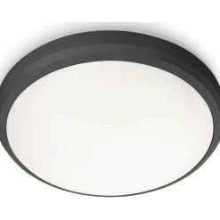 Ulkokattovalaisin Philips Doris musta 6W 40K IP54