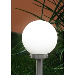 Ulkopylväsvalaisin Eglo Nisia E27 50 cm teräs/valkoinen