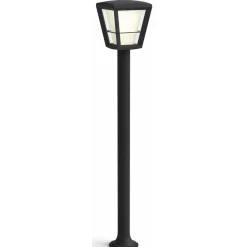Ulkopylväsvalaisin Philips Hue Econic White and Color Ambiance 15W 24V, musta