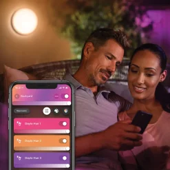 Ulkoseinävalaisin Philips Hue Daylo White and Color Ambiance 15W, teräs