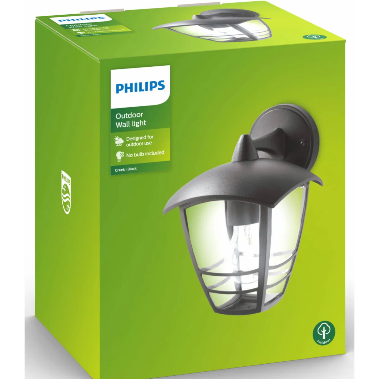 Ulkoseinävalaisin Philips Creek 60 W, alaspäin valaiseva