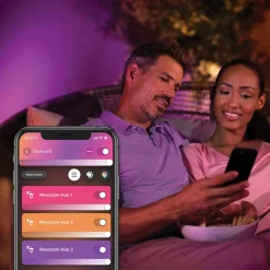 Ulkoseinävalaisin Philips Hue Resonate White and Color Ambiance 2x8W, musta