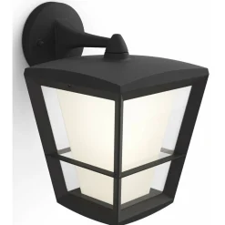 Ulkoseinävalaisin Philips Hue Econic White and Color Ambiance, musta