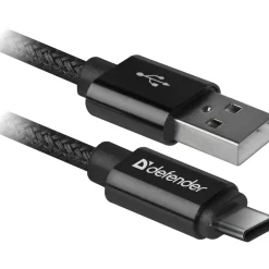 USB-kaapeli Defender AM-C 1 m, musta