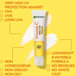 UV-voide Garnier 40 ml Vitamin C SK50+