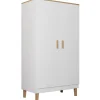Vaatekaappi Kocot 184 x 100 cm Denver valkoinen/beige
