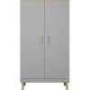 Vaatekaappi Kocot 184 x 100 cm Denver harmaa/beige