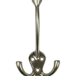 Vaatekoukku Alba 110 mm, samakki/mattanikkeli
