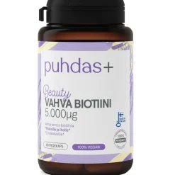 Vahva Biotiini 5.000 µg Puhdas+ Beauty 60 kpl