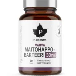 Vahva Maitohappobakteeri Puhdistamo 30 kpl 30mrd.
