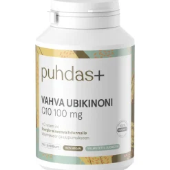 Vahva Ubikinoni Q10 Puhdas+ 100 mg 125 kaps + C-vitamiini