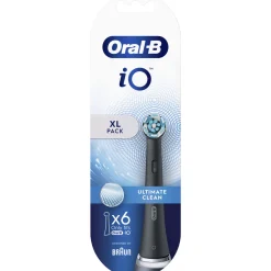 Vaihtoharja Oral-B 6 kpl iO Ultimate Clean Black
