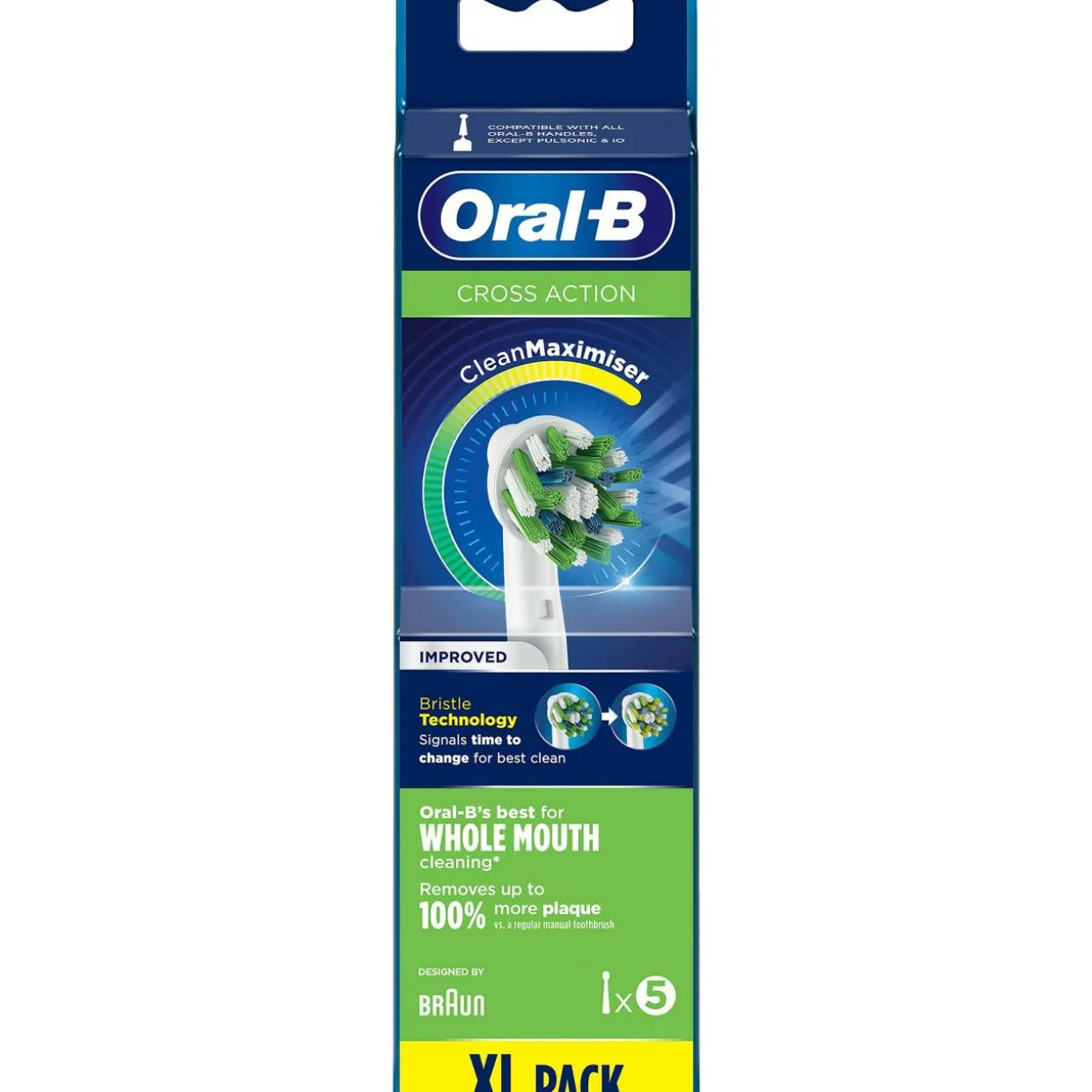Vaihtoharjat Oral-B 5 kpl Cross Action