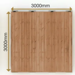 Valmisterassi Patio Terassit Koko Classic 3x3 kestopuu