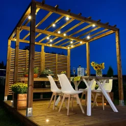 Valmisterassi Patio Terassit Koko Classic 3x4 kestopuu