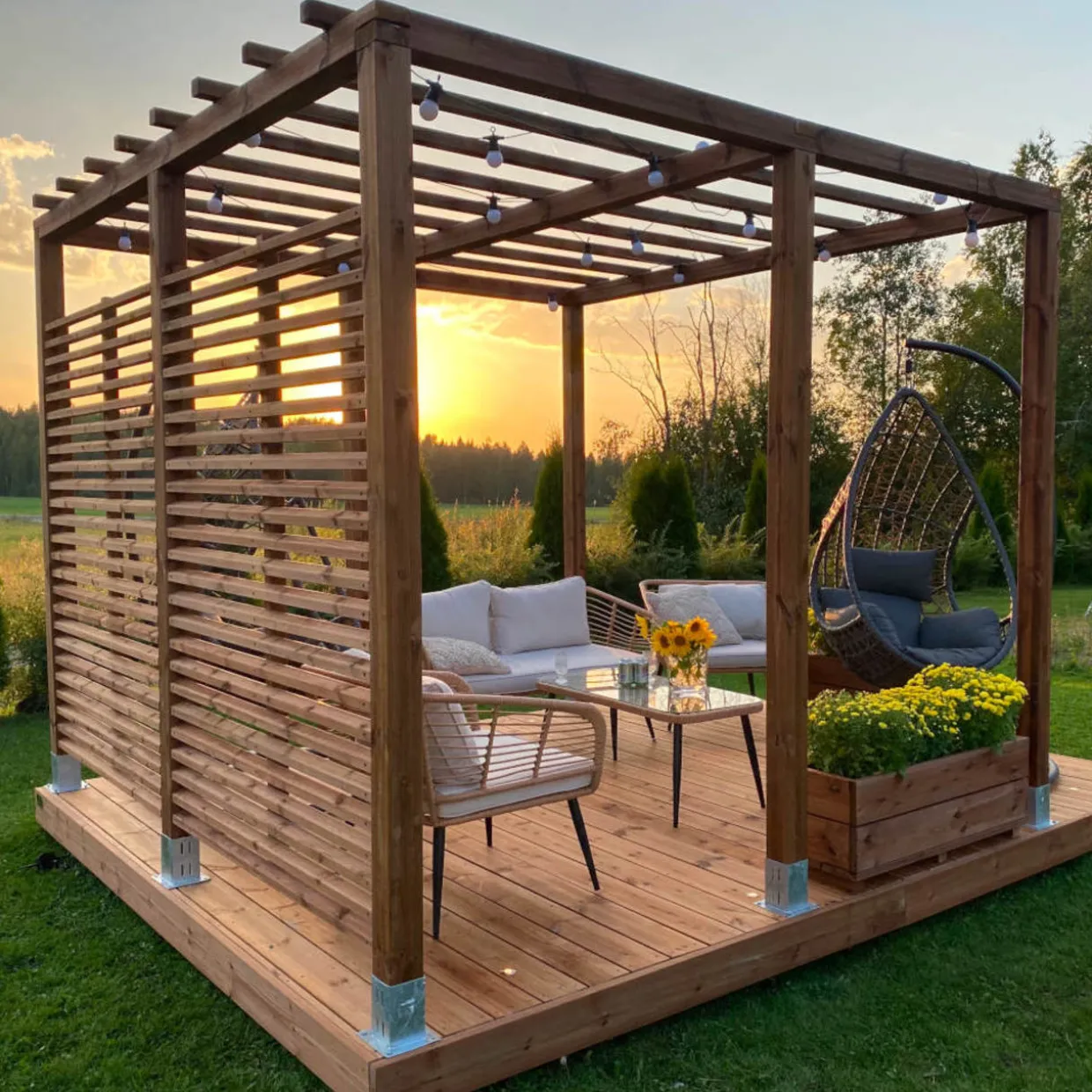 Valmisterassi 3x4 Patio Terassit Classic kestopuu