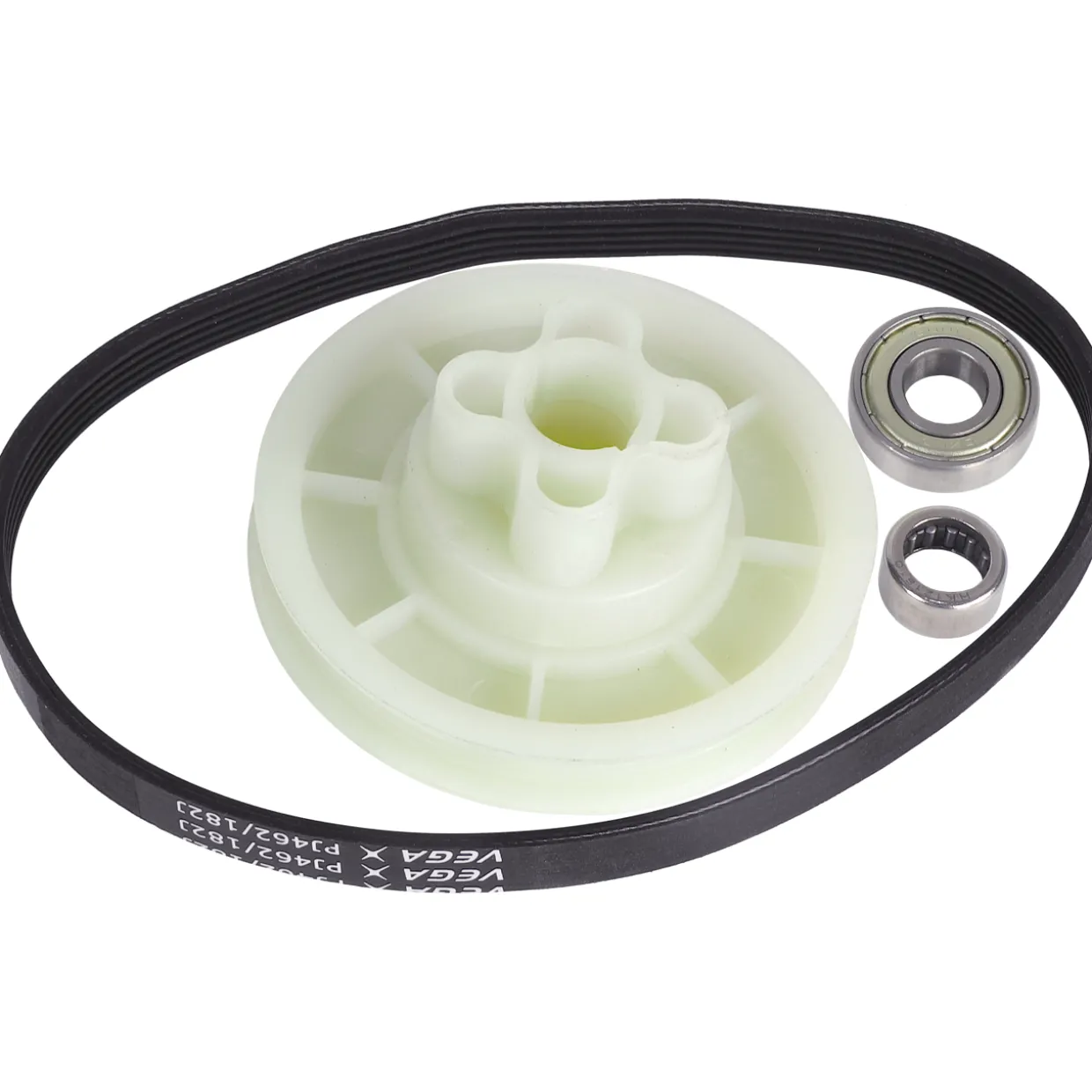 Varaosa vetopyörä ja hihna Brücke Click -akkulumentyöntimeen
