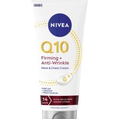 Vartaloemulsio Nivea 200 ml Q10 Firming + Anti-Wrinkle kaula ja dekoltee