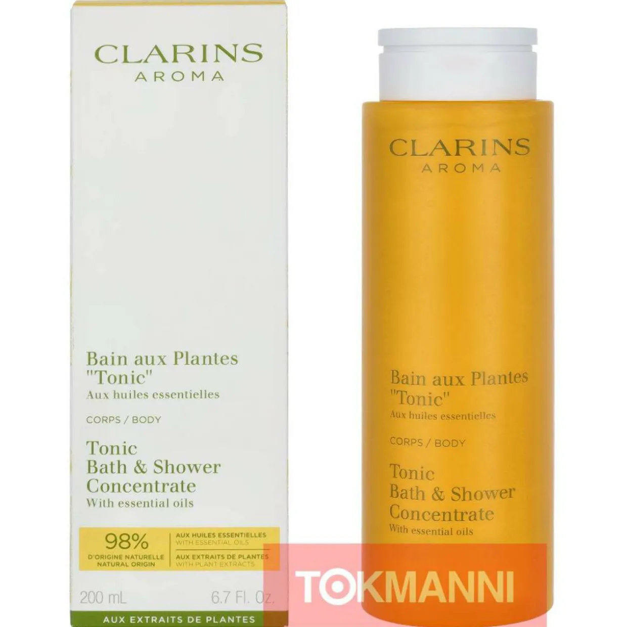 Vartalonpuhdistusgeeli, Clarins 200 ml Tonic Bath & Shower Concentrate