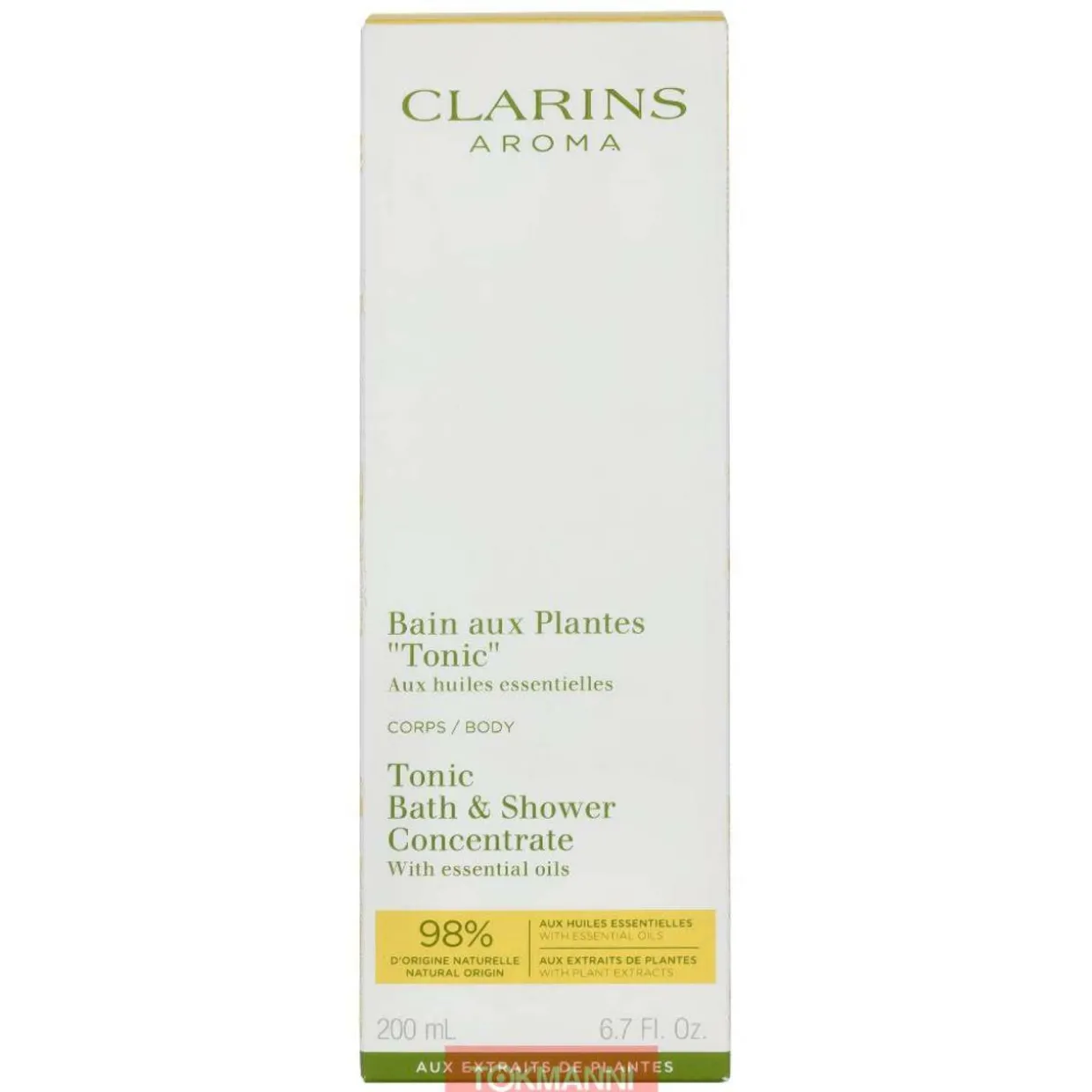 Vartalonpuhdistusgeeli, Clarins 200 ml Tonic Bath & Shower Concentrate