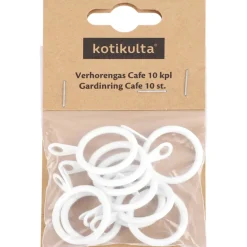 Verhorengas Kotikulta 10 kpl 19/26 mm Cafe valkoinen