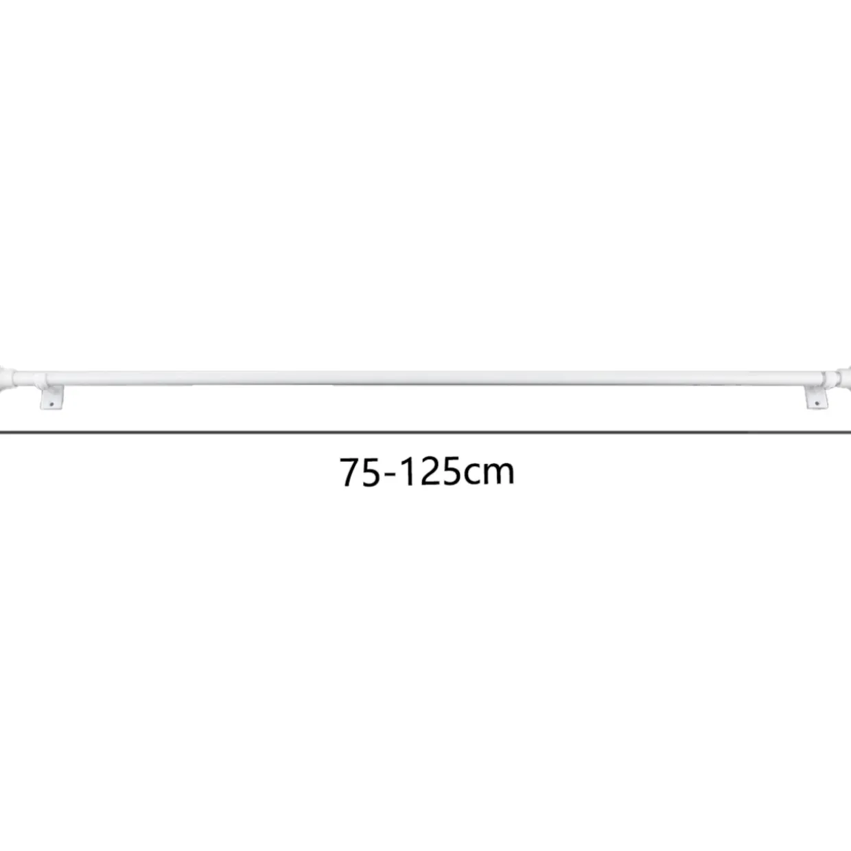 Verhotanko Kotikulta 75-125 cm 11/13 mm Cafe valkoinen