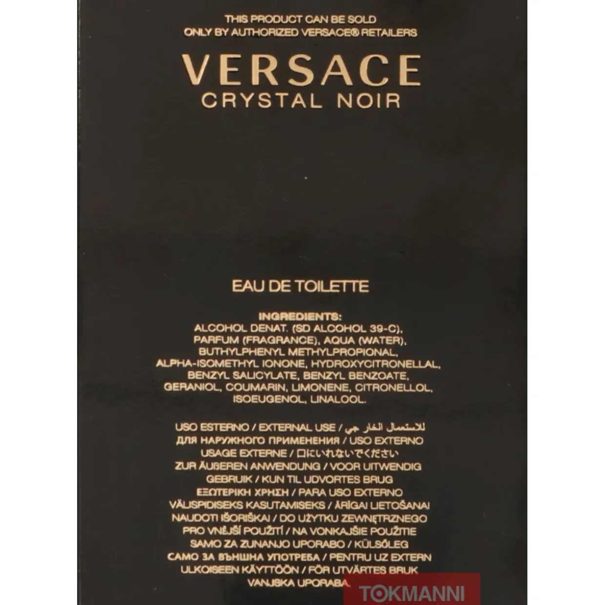 Versace Crystal Noir Edt Spray 30ml