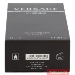 Versace L'Homme Edt Spray 100ml