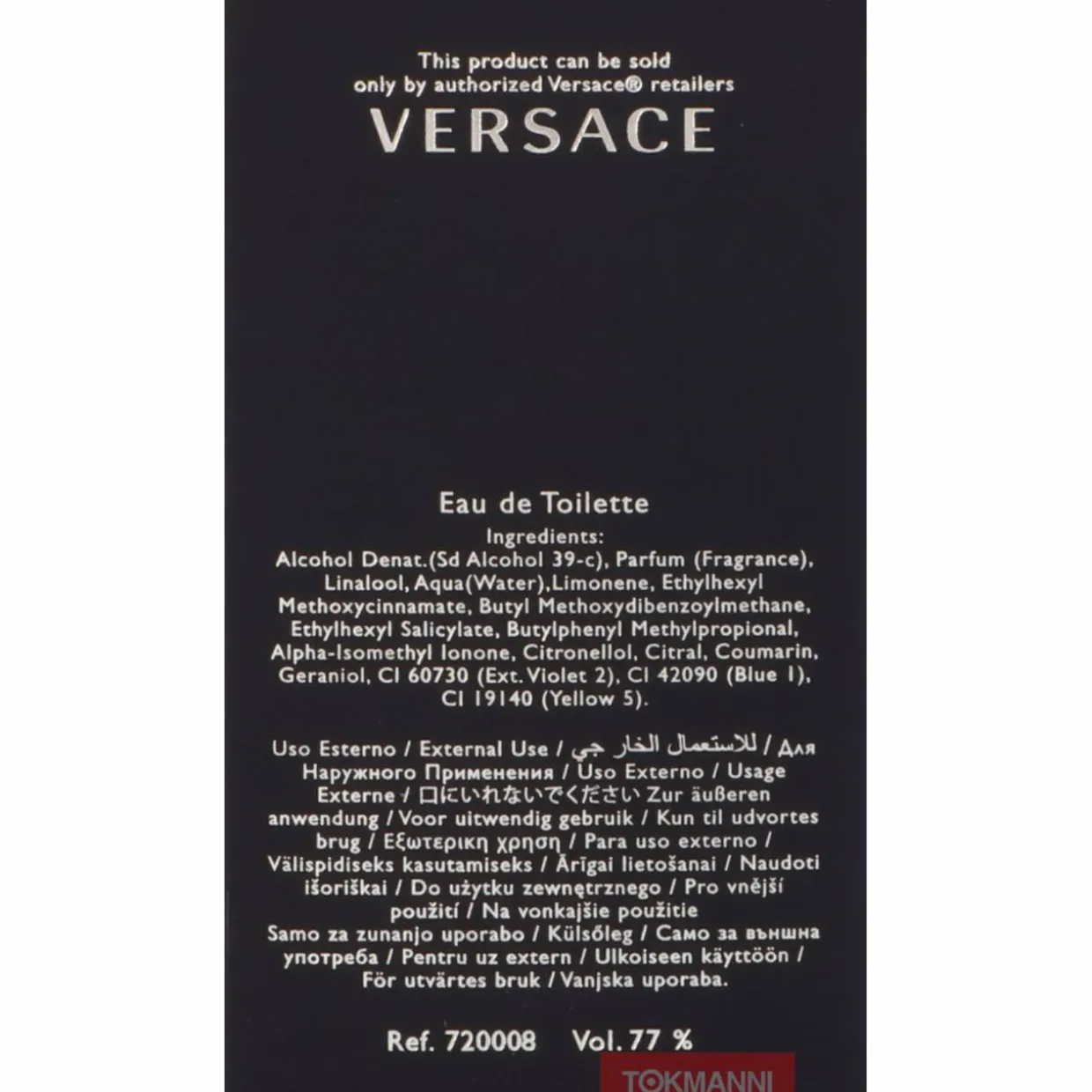 Versace Pour Homme Edt Spray 50ml