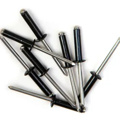 Vetoniitti alumiini/RST eloksoitu musta 4,8 x 21 mm 15 kpl