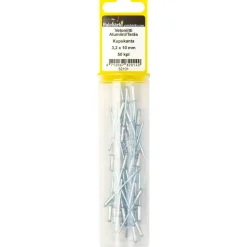 Vetoniitti alumiini/teräs kupukanta 3,2 x 10 mm, 50 kpl