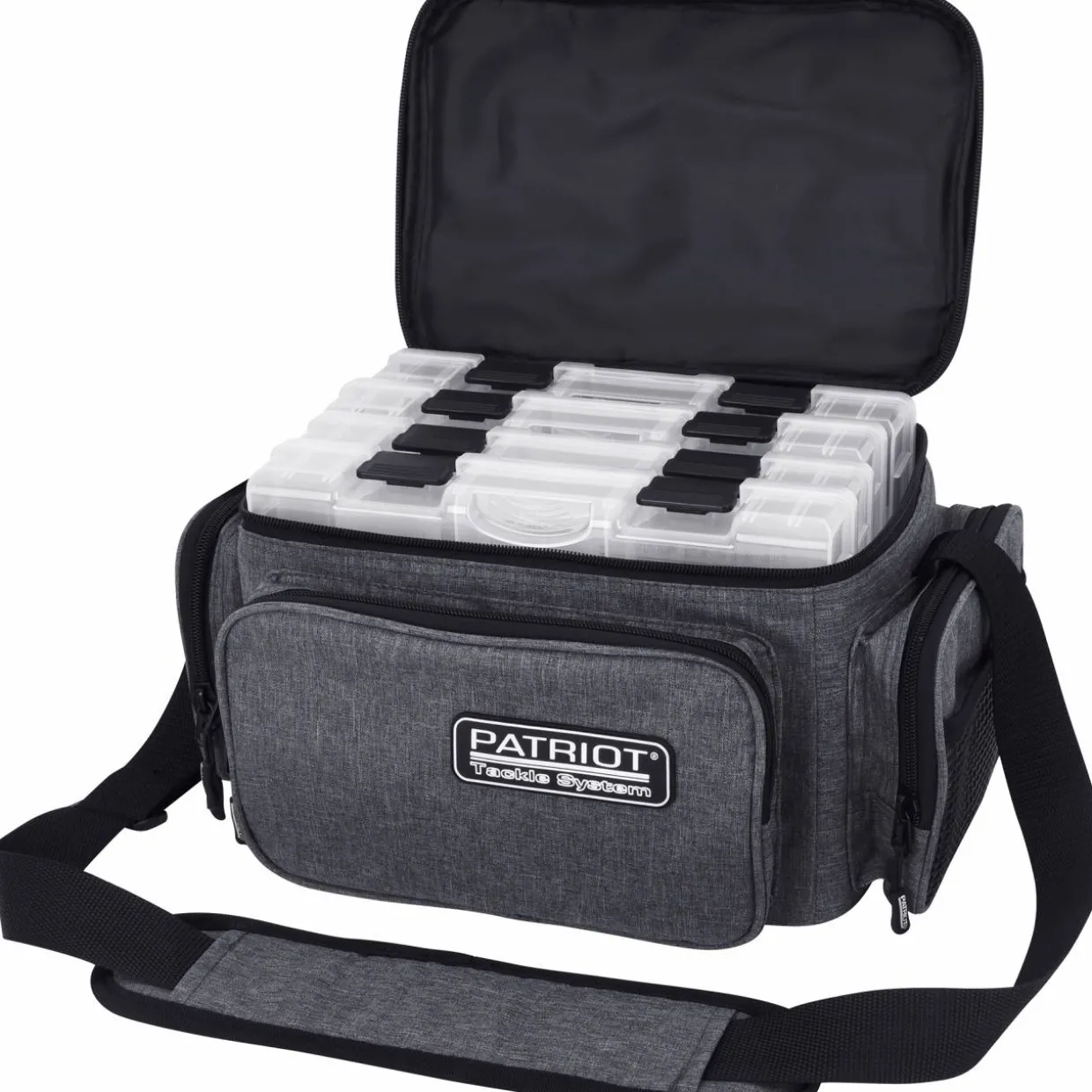 Viehelaukku Patriot Tackle System Medium, sis. 4 rasiaa