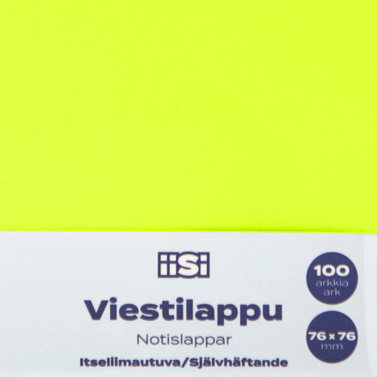 Viestilappu Iisi 100 arkkia