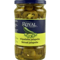Vihreä viipaloitu jalapeno 360 / 175 g