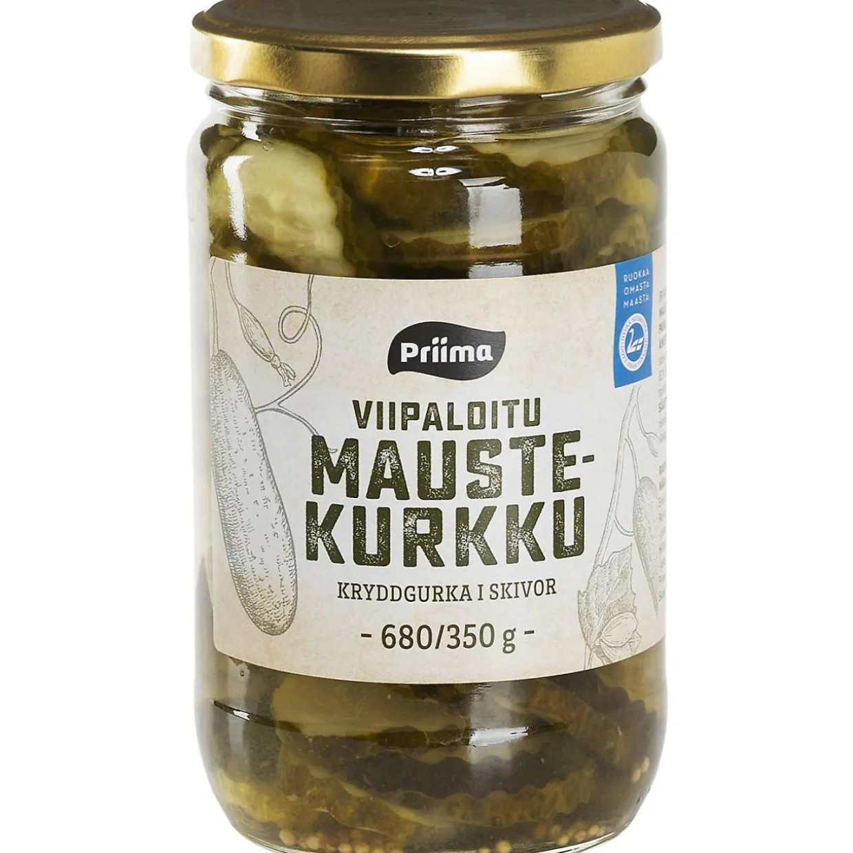 Viipalekurkku 680 / 350 g