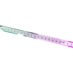 Viivain Iisi 20 cm liukuväri