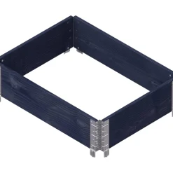 Viljelylaatikko Upyard Gardenbox 80x60 cm, musta
